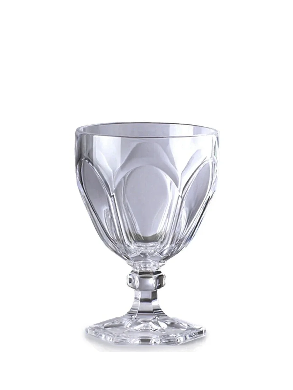 Mario Luca Giusti Novella Transparent Antarctica Wine Glasses, 8 Total, New